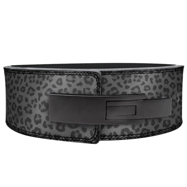 ISG Sports Leopardenmuster Leder Gürtel mit Hebelverschluss – Wilder Look &amp; Robuste Metallschließe – Perfekt für Mutige &amp; Modebewusste