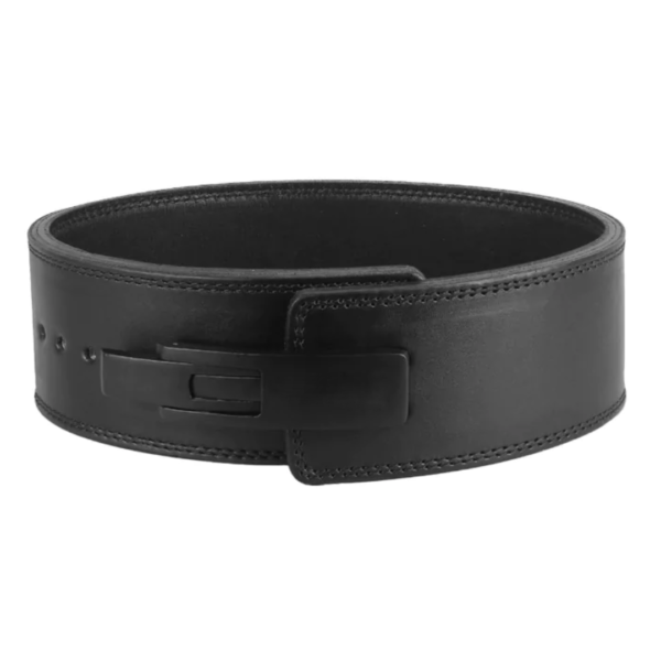 ISG Sports Leder Gürtel mit Hebelverschluss – Premium Lederriemen &amp; Robuste Metallschließe – Elegant &amp; Vielseitig für Business &amp; Freizeit