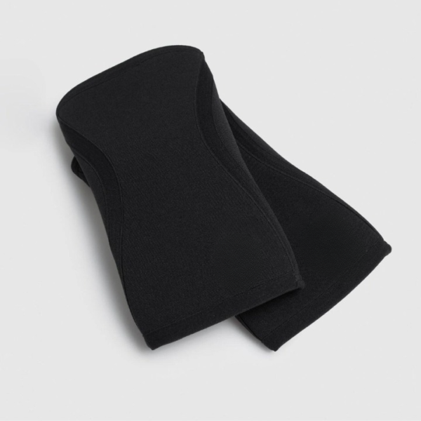 ISG Sports Schwarze Knie Bandagen – 3/5/7mm Neopren – Verstellbare Kompression für Schutz, Stabilität &amp; Schmerzlinderung beim Training