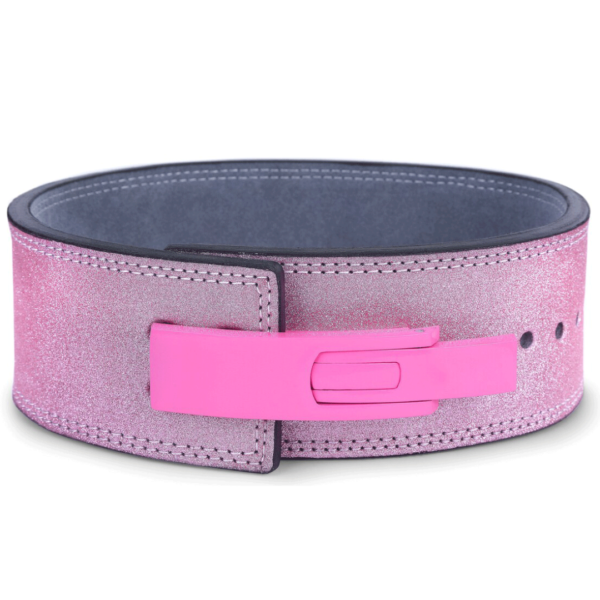 ISG Sports Glitzer Leder Gürtel mit Hebelverschluss – Elegante Metallschließe &amp; Hochwertiges Leder – Perfekt für Partys &amp; Besondere Anlässe
