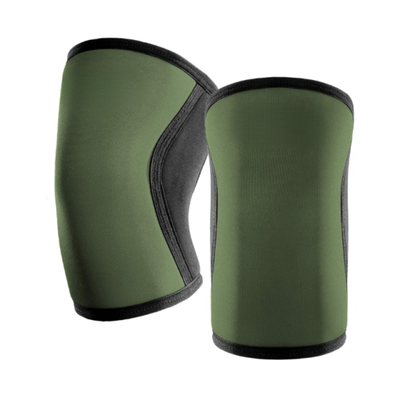 ISG Sports Grüne Knie Bandagen – 3/5/7mm Neopren – Verstellbare Kompression für Schutz, Stabilität &amp; Schmerzlinderung beim Training