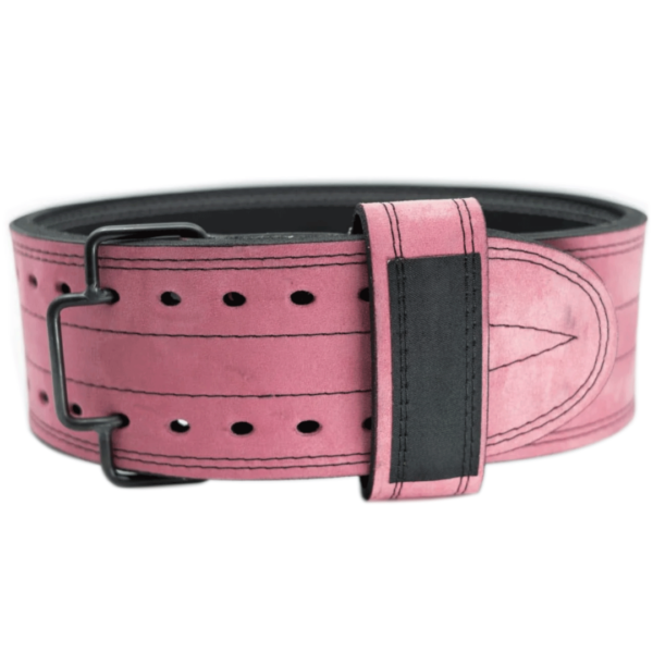 ISG Sports Leder Gürtel mit Schnellverschluss – 4" Breit 10mm Dick – Premium Vollrindleder für Powerlifting &amp; Krafttraining