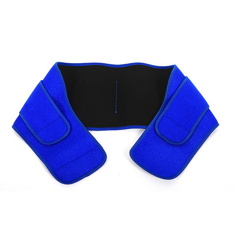 ISG Sports Waist Trimmer Gürtel – Verstellbarer Klettverschluss – Atmungsaktiv &amp; Leicht für Fettverbrennung, Core-Stabilität &amp; Rückenschutz