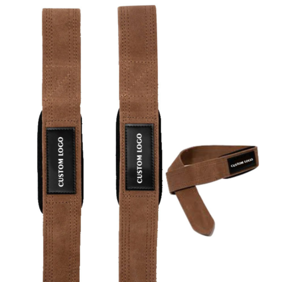 ISG Sports Leder Hebebänder – Premium Vollrindleder für Maximalen Grip – Perfekt für Kreuzheben, Rudern &amp; Shrugs – Gym &amp; Wettkampf