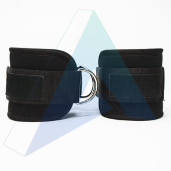 ISG Sports Schwarze Knöchel Straps – Verstellbarer Klettverschluss – Premium Elastik für Stabilität, Schutz &amp; Komfort beim Training