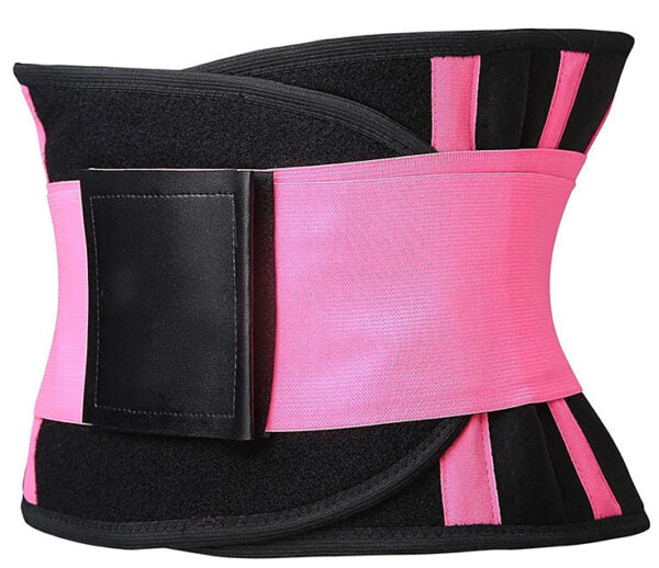 ISG Sports Waist Trimmer Gürtel – Verstellbarer Klettverschluss – Atmungsaktiv &amp; Leicht für Fettverbrennung, Core-Stabilität &amp; Rückenschutz