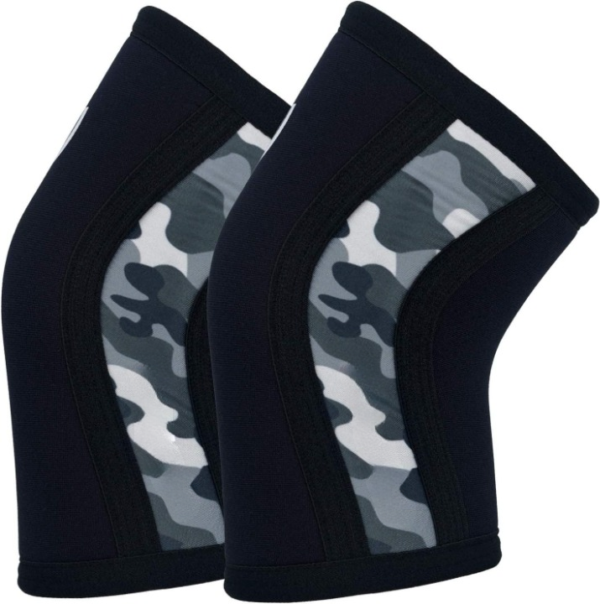 ISG Sports White Camo Ellbogen Bandagen – 5mm Neopren – Tarnmuster Design für Schutz, Stabilität &amp; Schmerzlinderung beim Training
