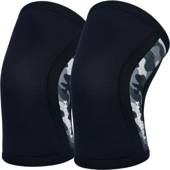 ISG Sports White Camo Ellbogen Bandagen – 5mm Neopren – Tarnmuster Design für Schutz, Stabilität &amp; Schmerzlinderung beim Training