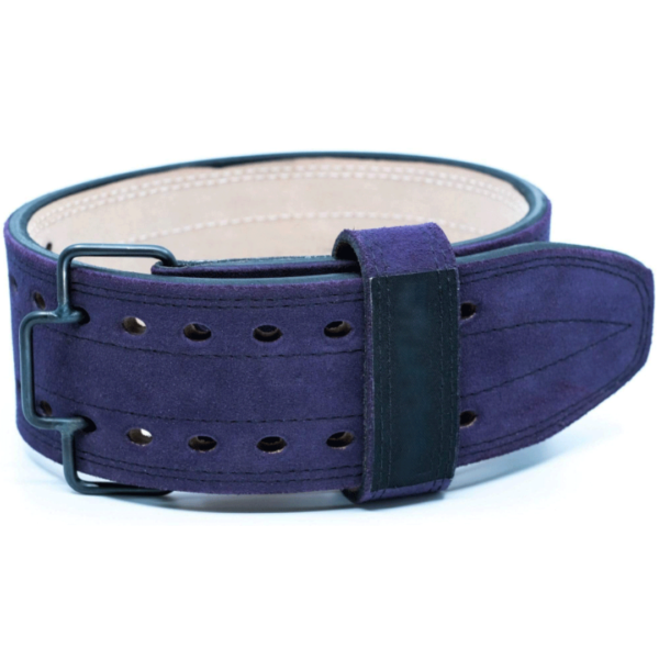 ISG Sports Leder Gürtel mit Schnellverschluss – 4" Breit 10-13mm Dick – Premium Vollrindleder für Powerlifting &amp; Krafttraining
