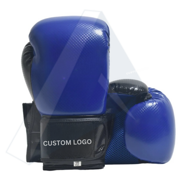 ISG Sports Boxhandschuhe Blau – Hochdichte Schaumstoffpolsterung &amp; Strapazierfähiges Kunstleder – Ideal für Sparring, Training &amp; Wettkampf