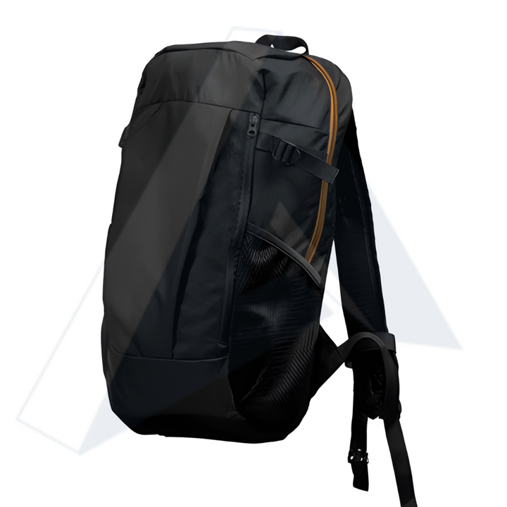 ISG Sports Rucksack Schwarz – Wetterfest mit Laptopfach bis 15" – Gepolsterte Träger &amp; Rückenteil – Ideal für Alltag &amp; Outdoor