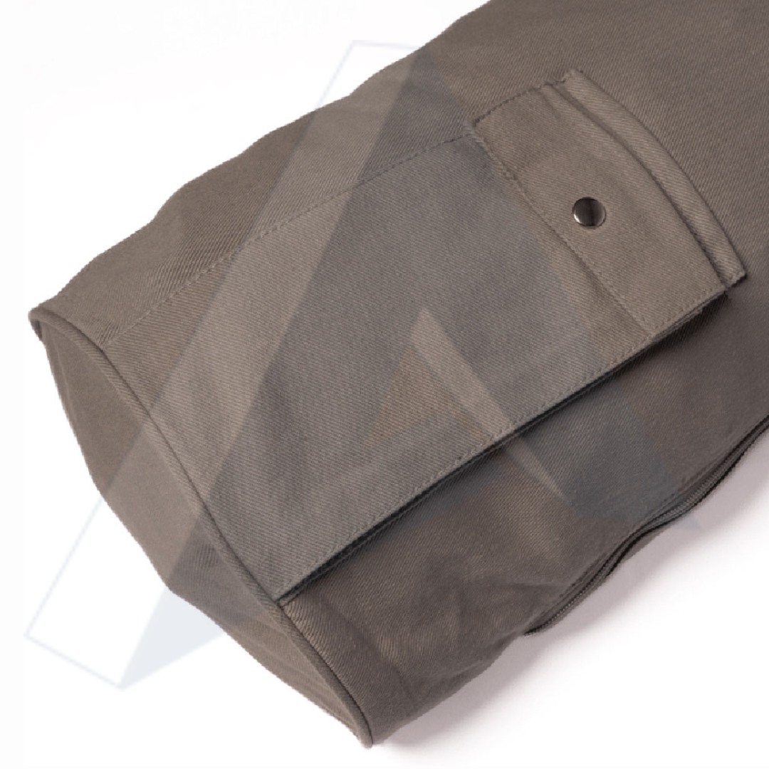 ISG Sports Yoga Mat Tragetasche Grau – Leicht &amp; Robust mit Verstellbarem Schultergurt – Für Standard &amp; Oversize Matten