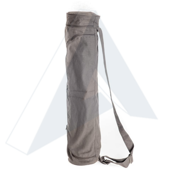 ISG Sports Yoga Mat Tragetasche Grau – Leicht &amp; Robust mit Verstellbarem Schultergurt – Für Standard &amp; Oversize Matten