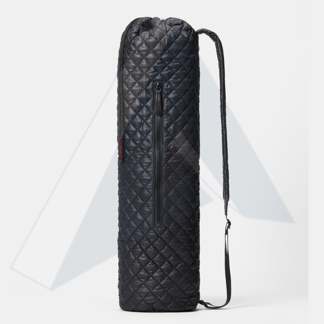 ISG Sports Yoga Mat Tragetasche Schwarz – Leicht &amp; Robust mit Verstellbarem Schultergurt – Für Standard &amp; Oversize Matten