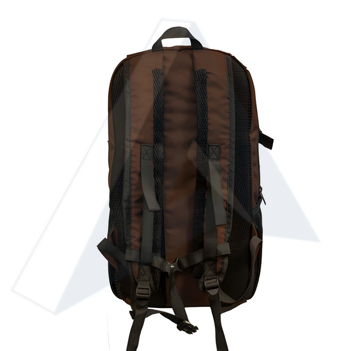 ISG Sports Rucksack Braun – Wetterfest mit Laptopfach bis 15" – Gepolsterte Träger &amp; Rückenteil – Ideal für Alltag &amp; Outdoor