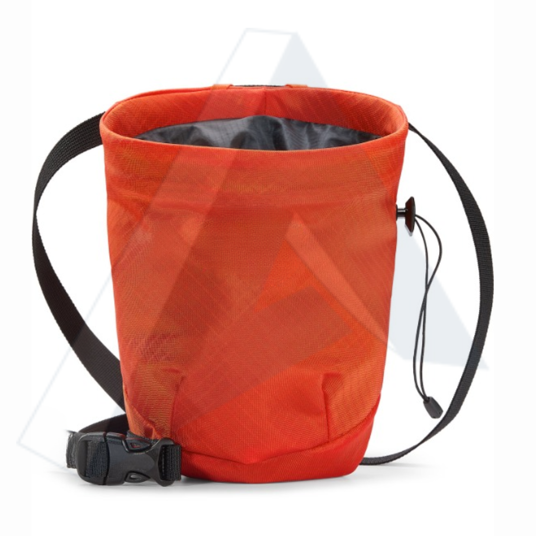 ISG Sports Chalk Bag Orange – Robust mit Kordelzug &amp; Gürtelschlaufe – Ideal für Klettern, Bouldern &amp; Outdoor-Abenteuer