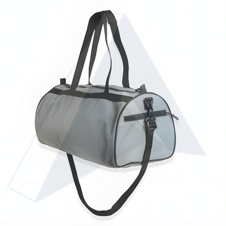ISG Sports Duffel Bag Grau – Wasserabweisend mit Hauptfach &amp; Mehreren Taschen – Ideal für Gym, Reise &amp; Alltag