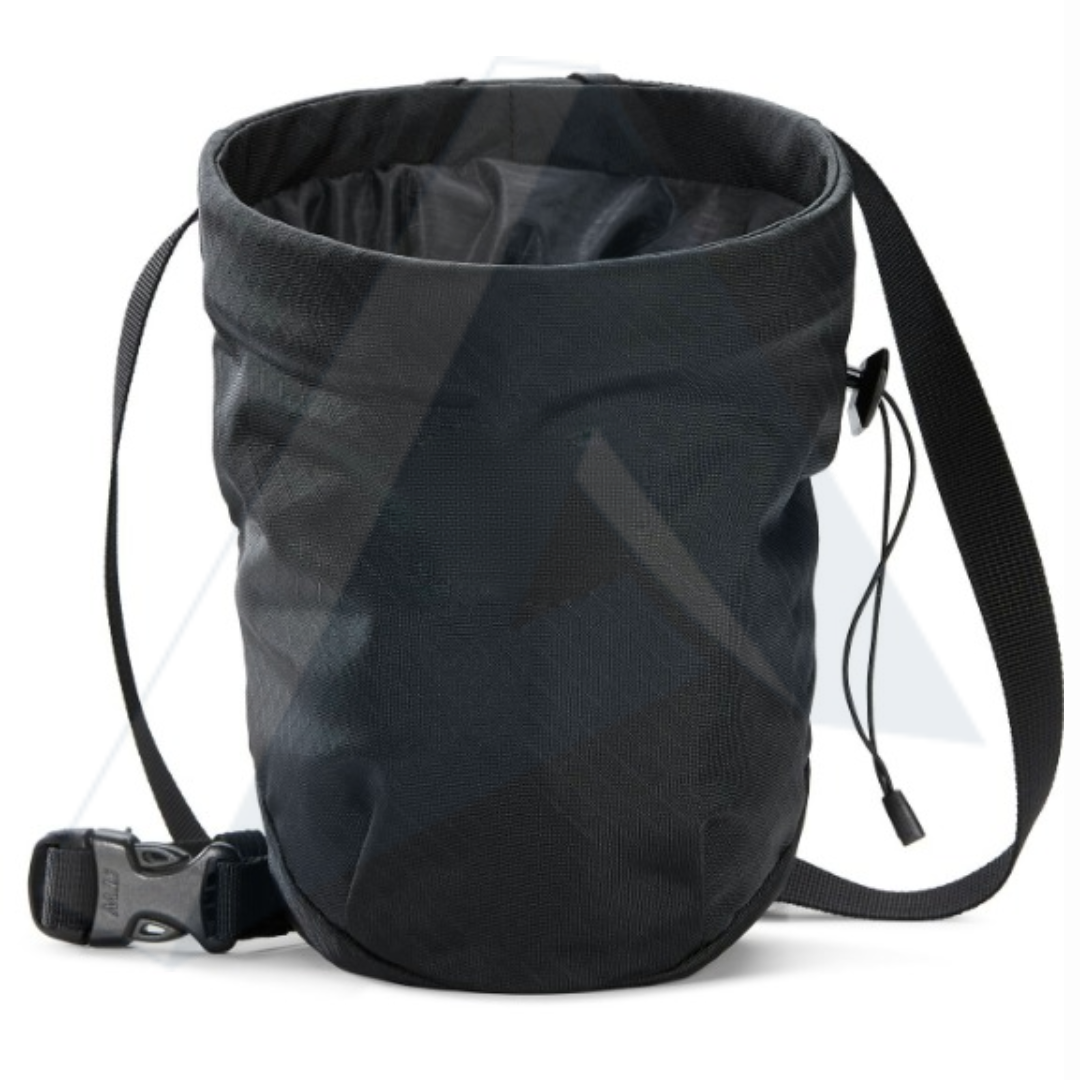ISG Sports Chalk Bag Schwarz – Robust mit Kordelzug &amp; Gürtelschlaufe – Ideal für Klettern, Bouldern &amp; Outdoor-Abenteuer