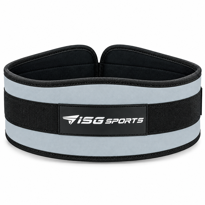 ISG Sports Neopren Stützgürtel – Atmungsaktiv Leicht mit Klettverschluss – Perfekt für Fitness, CrossFit, Rückenschmerzen &amp; Regeneration